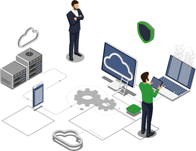 Technology innovation illustration