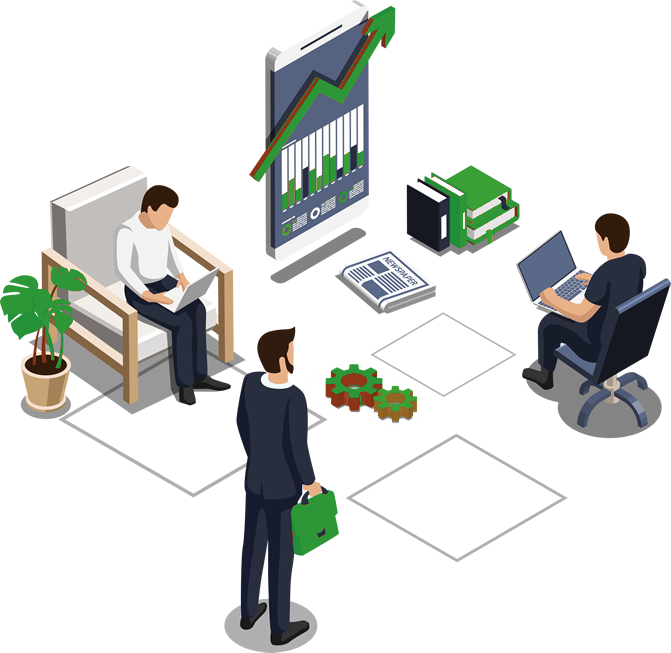 Technology solutions illustration